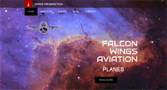 Desktop Screenshot of falconwingsav.com
