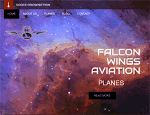 Tablet Screenshot of falconwingsav.com